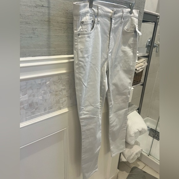 NWT new 32s 32 short GAP high rise true skinny pants beige stone - Picture 11 of 15